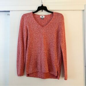 Old Navy Marled Red Sweater